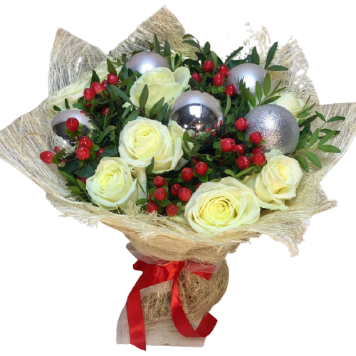 Букет цветов "Букет С новым годом" Букет цветов "Букет С новым годом"